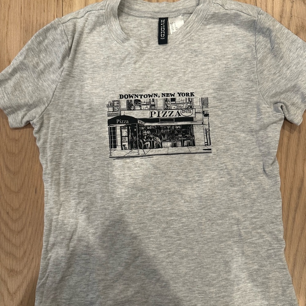 H&M Light Gray T-Shirt